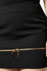 Dolce & Gabbana Black Virgin Wool High Waisted Mini Skirt
